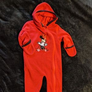 Disney 6/9 month Minnie Mouse Hooded Bunting